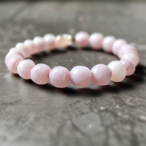 Divine Laxmi Rose Quartz Bracelet